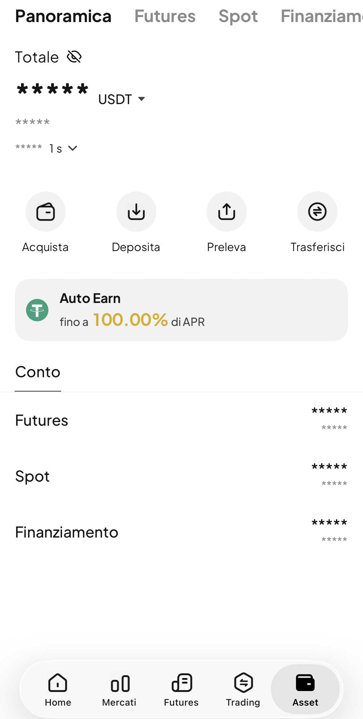 Step 4: visualizza le tue crypto